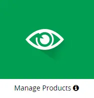Manage Products screen in CellStore software